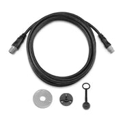 Cable and components of the Garmin Fist Mic Relocation Kit VHF 210 AI for enhanced convenience and flexibility in marine, RV, Automotive, Powersports, off-road, truck accessories, interior, exterior, truck bed, RV parts, Marine, AVADA - Best Sellers, Marine Maintenance