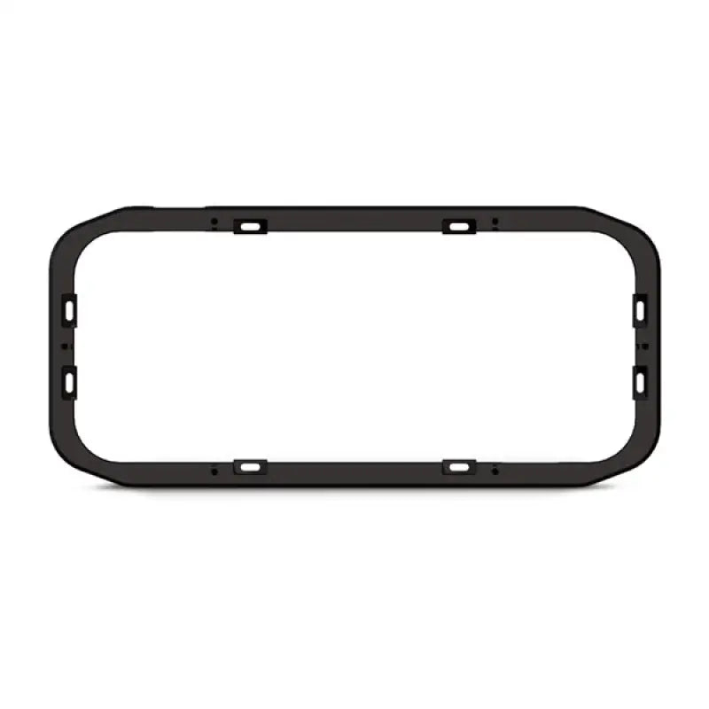 Rectangular black fusion elec spacer panel for surface mount stereo installation