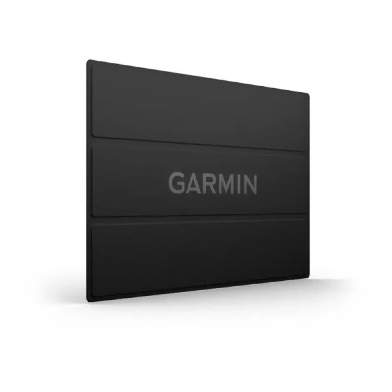 Black rectangular Garmin device in 010-12799-12 Suncover 16 with magnetic attachment
