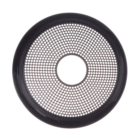 Black circular perforated speaker grill from Fusion Elec Classic Grilles Black