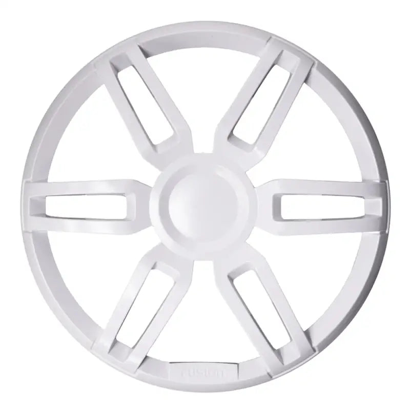 White circular speaker grill from Fusion Elec Sport Grille White for Ipod and stereo systems