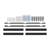 Hardware and mounting strips for Garmin GPSMAP 7X3 series flush mount kit