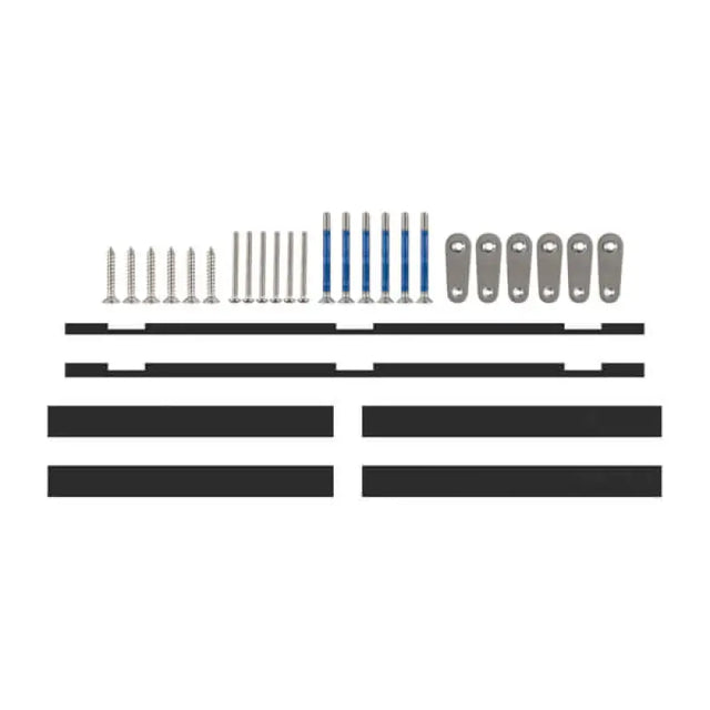 Hardware and mounting strips for Garmin GPSMAP 7X3 series flush mount kit