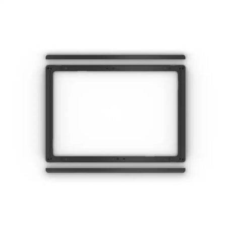 Garmin 010-12993-02 Adapter Plate 12X2 to 12X3 Series, black rectangular adapter components, upgrade for enhanced device compatibility.