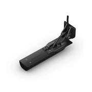 Black Garmin Xdcr Gt36Uhd-Tm transom mount fish finder transducer in action