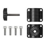 010-13228-03 Garmin 0 Degree Pole Mount (Livescope Plus) shown with screws and mounting base, ideal for RV, Automotive, Powersports, off-road, marine, exterior, truck accessories, interior, truck bed, RV parts, Marine, AVADA - Best Sellers, Marine Maintenance