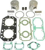 Complete top end engine rebuild kit with pistons gaskets rings for RV and truck parts