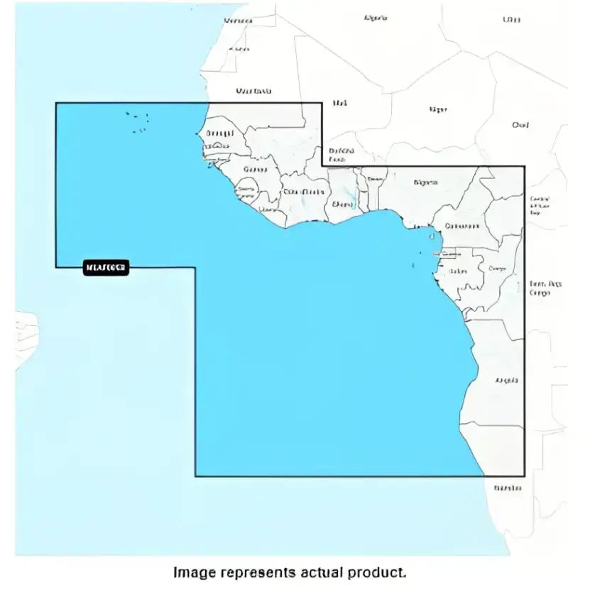 West African nautical chart for Garmin Carto Africa West Navionics+ product