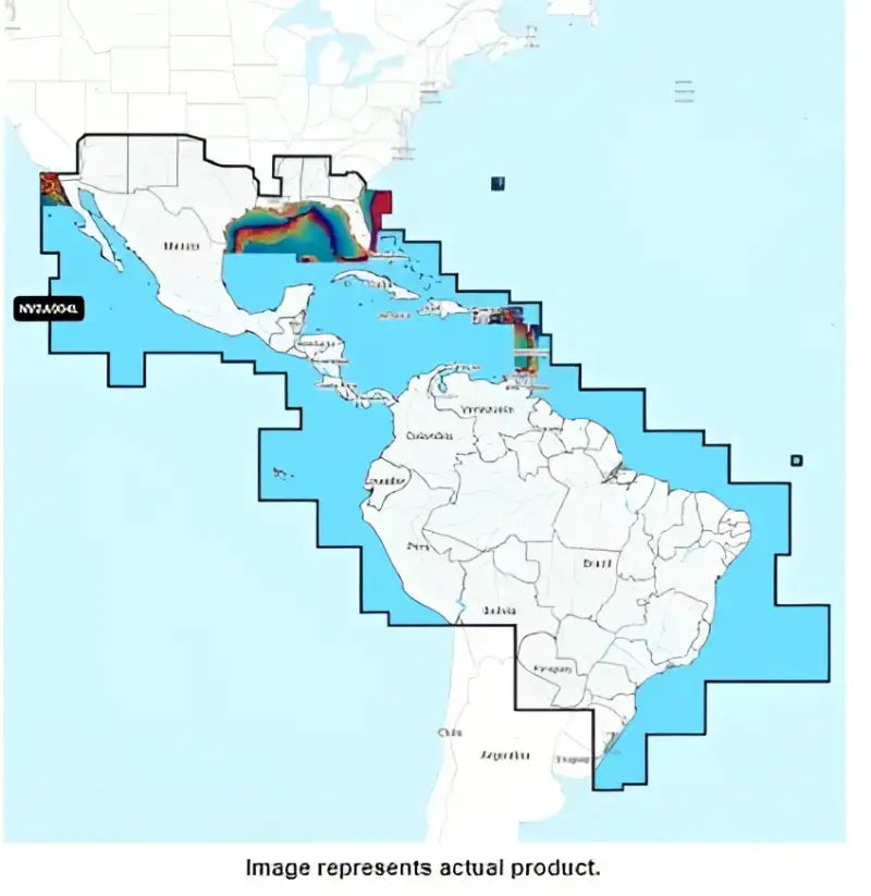 010-C1285-00 Garmin Carto Mexico Caribbean To Brazil - Marine Cartography