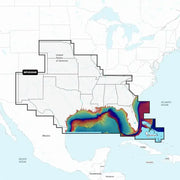 Detailed map showcasing coverage of the U.S. South by the 010-C1369-40 Navionics Us006R, ideal for RV, Automotive, Powersports, off-road, marine adventures; enhances boating, fishing, cruising, Marine, AVADA - Best Sellers, Must Haves