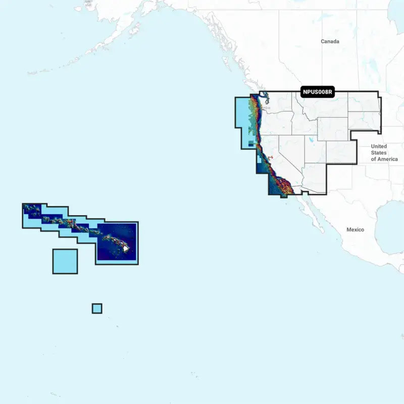 010-C1371-40 Navionics Us008R U.S. West - Marine Cartography