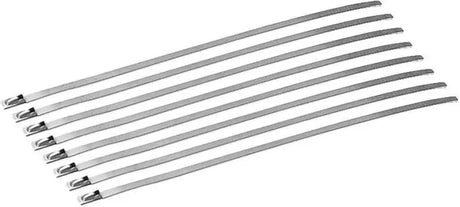 010201 Locking Ties Stainless Steel 8" 8/Pk