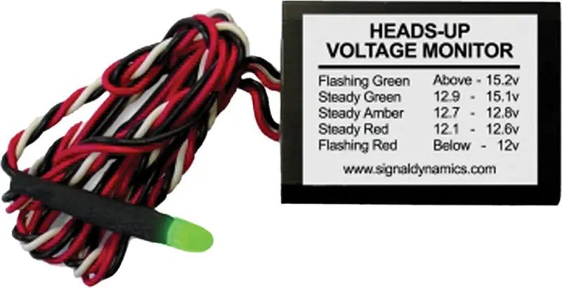 01050 Heads Up Voltage Monitor 2 1/4x1 5/8 5/8’’ - Heads-Up