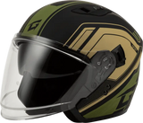 01187223 Gmax Of-87 Duke Helmet W/Led Light Matte Blk/Green Xs - RV and Auto Parts