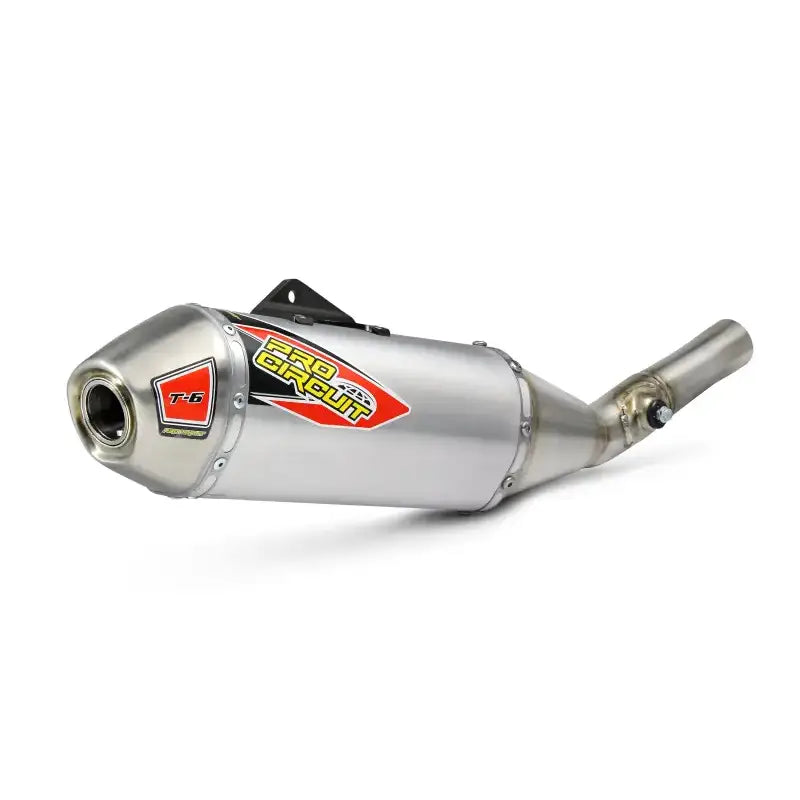 0121645A T 6 Slip On Silencer Kx450f ’17 18 - T-6 Slip-On Exhaust