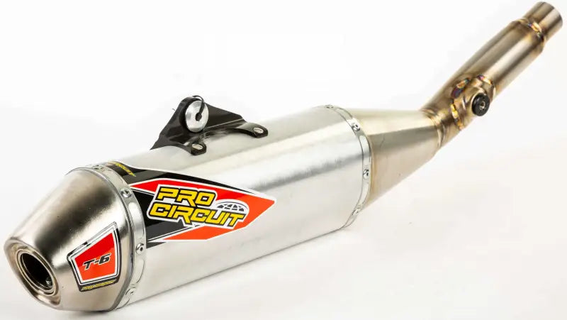 0121945A T 6 Stainless Slip On Silencer Kx450f '19 22