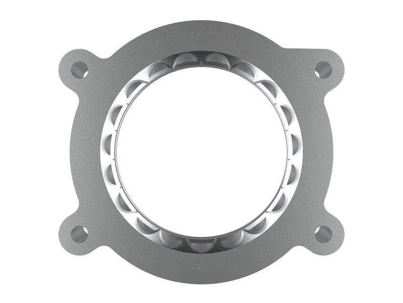 aFe 46-34017 aFe 2020 Vette C8 Silver Bullet Aluminum Throttle Body Spacer Works w/ Factory Intake Only - Silver