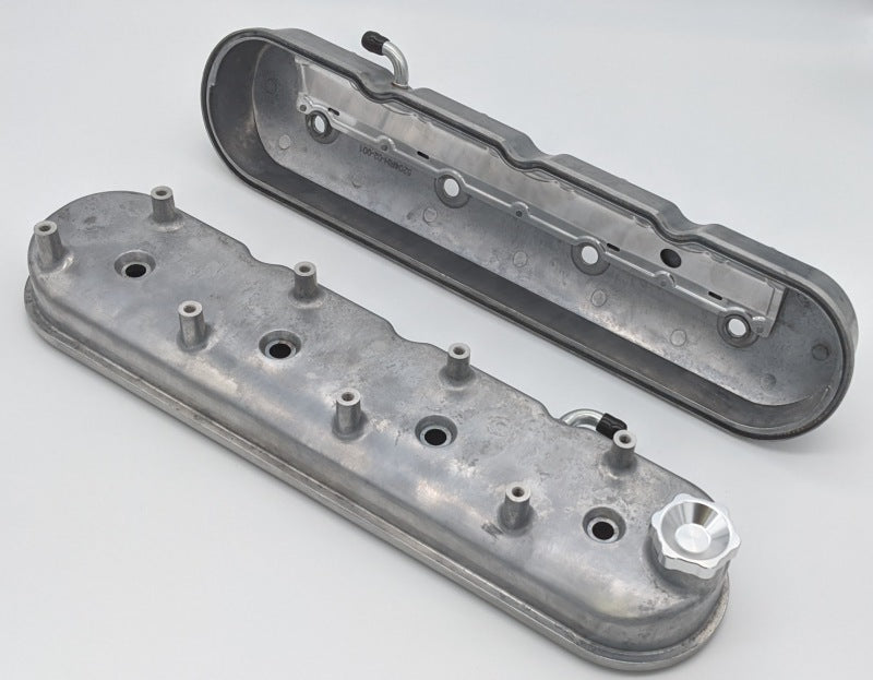 Granatelli Motor Sports 640360 Granatelli 96-22 GM LS Tall Valve Cover w/Integral Angled Coil Mounts - Cast Finish - 640360
