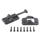 013-084BL Ap Products Plastic Door Holdback 3-1/2 Black