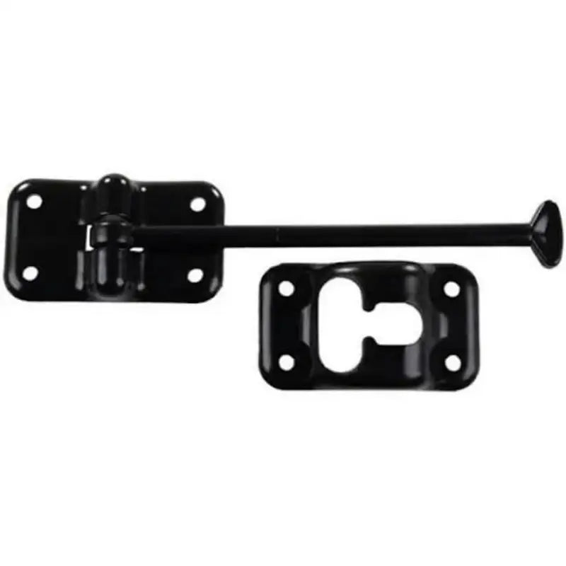 013-085BL AP Products Plastic Door Holdback 6’ Black - Catch