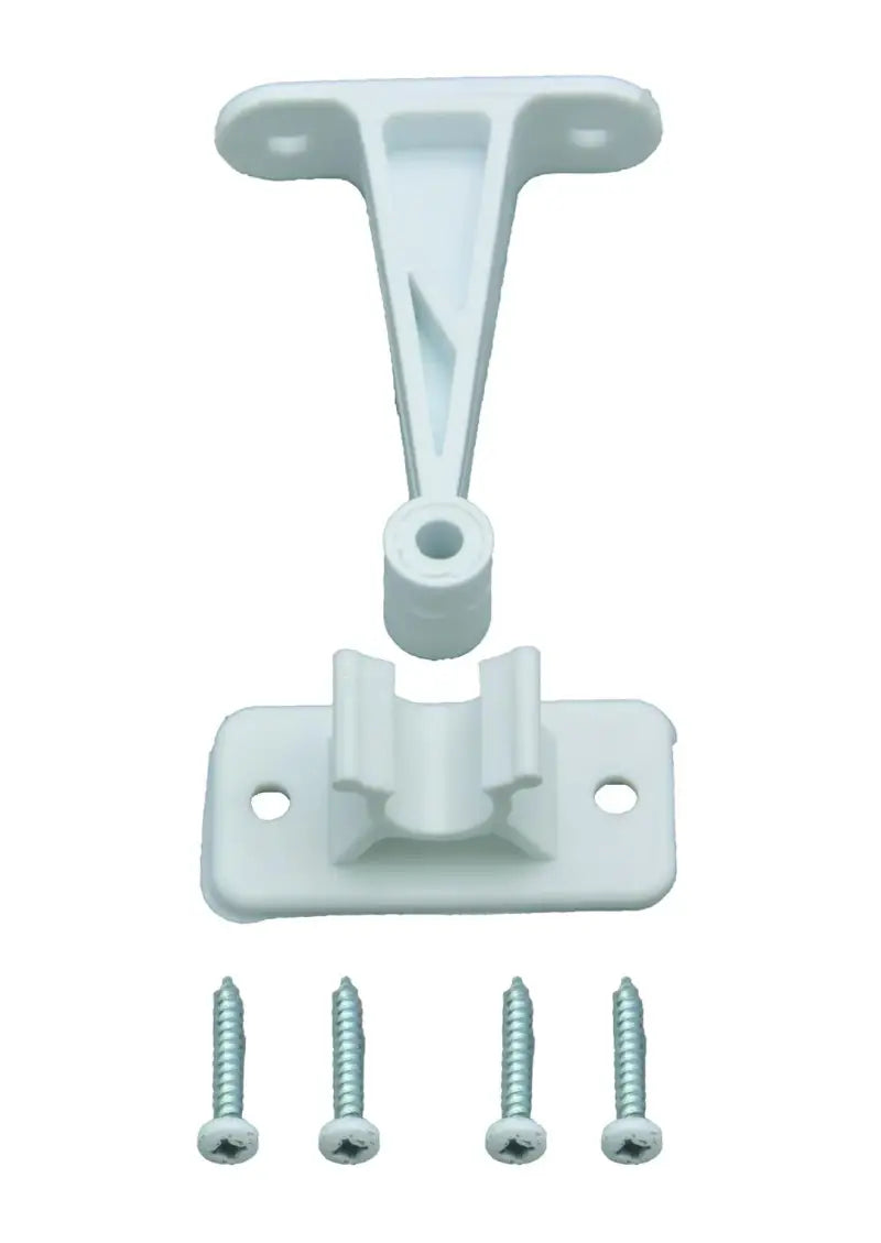 013-086W Ap Products Plastic Door Holdback 3’ - Catch