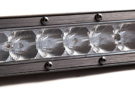 Diode Dynamics 12 In LED Light Bar Single Row Straight Clear Driving Each Stage Series - DD5015S