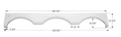 01753 Icon Gulfstream Fender Fs1753P - Skirt