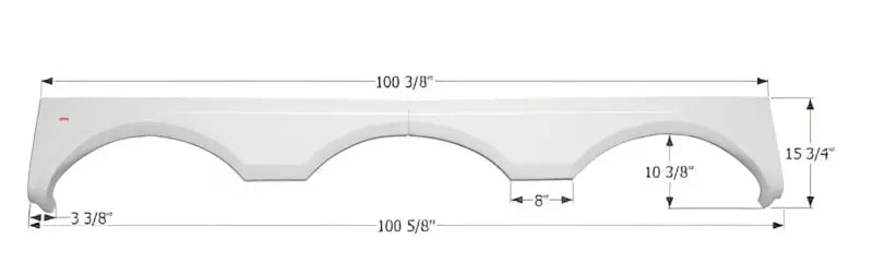 01754 Icon Gulfstream Fender Fs1753 - Skirt