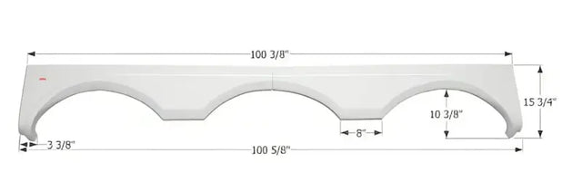 01754 Icon Gulfstream Fender Fs1753 - Skirt