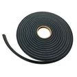 Roll of AP Products 25' Frameless Window Foam Seal in black, designed for secure sealing of frameless windows, perfect for RV, automotive, powersports, off-road, marine, exterior/interior applications. RV Hardware, AVADA - Best Sellers.