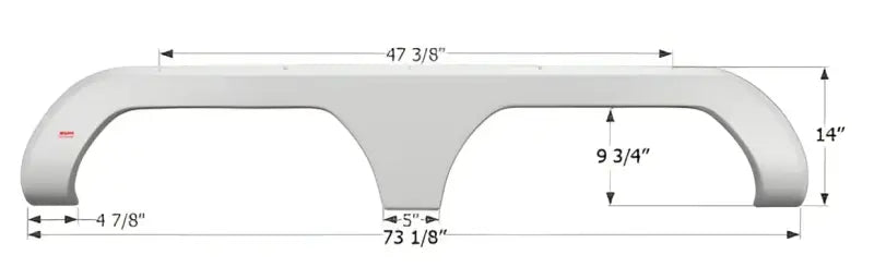01809 Icon Travel S Fender Fs1808Tp - Skirt