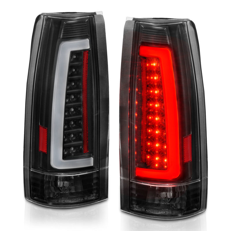 ANZO 311344 ANZO 1999-2000 Cadillac Escalade LED Taillights Black Housing Clear Lens Pair