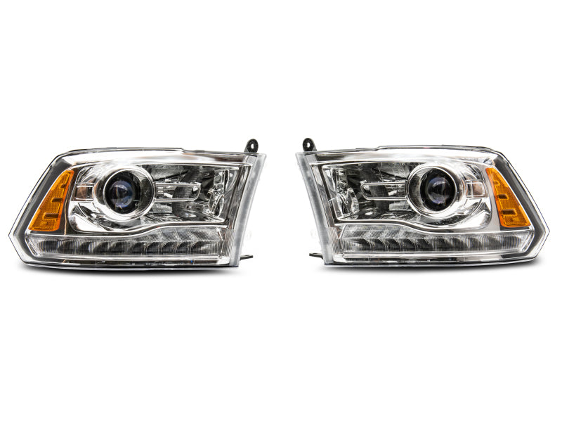 Raxiom R111519 Raxiom 09-18 Dodge RAM 1500 LED Halo Headlights w/ Swtchbck Turn Signals- Chrome Hsng (Clear Lens)