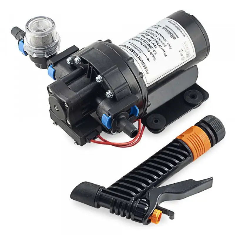 Albin 5.2 Gpm Washdown Pump 12V, powerful and durable pump for efficient boat maintenance, RV, automotive, powersports, off-road, marine, exterior, truck accessories, interior, truck bed, RV parts, Marine, AVADA - Best Sellers, Marine Maintenance