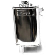 Polished chrome rectangular coolant overflow tank for 02-123-SC Velocity Muffler RV parts & accessories