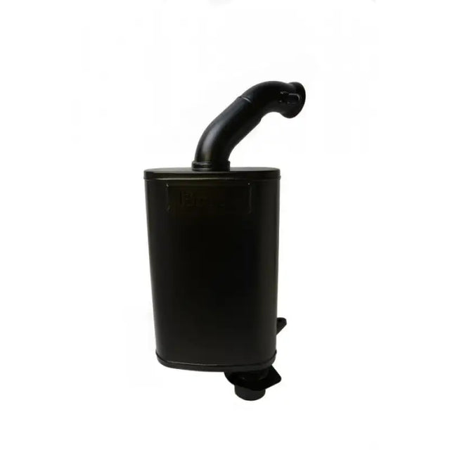Black rectangular velocity muffler with curved pipe for 02-228-SC RV parts & accessories