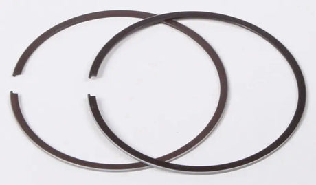 Dark metal piston rings with open ends for Pro X Pistons Suzuki Yamaha engines