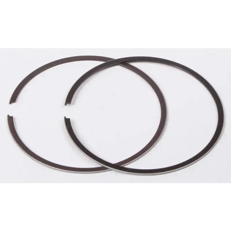 Dark metal piston rings with open ends for Pro X Pistons Suzuki Yamaha engines