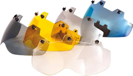 02-312 3 Snap Shorty Shield Blue Mirror - 3-Snap