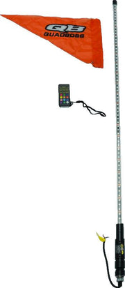 QuadBoss 609658 QuadBoss Qb 4Ft Clear Sngl Whip Rmte - 609658
