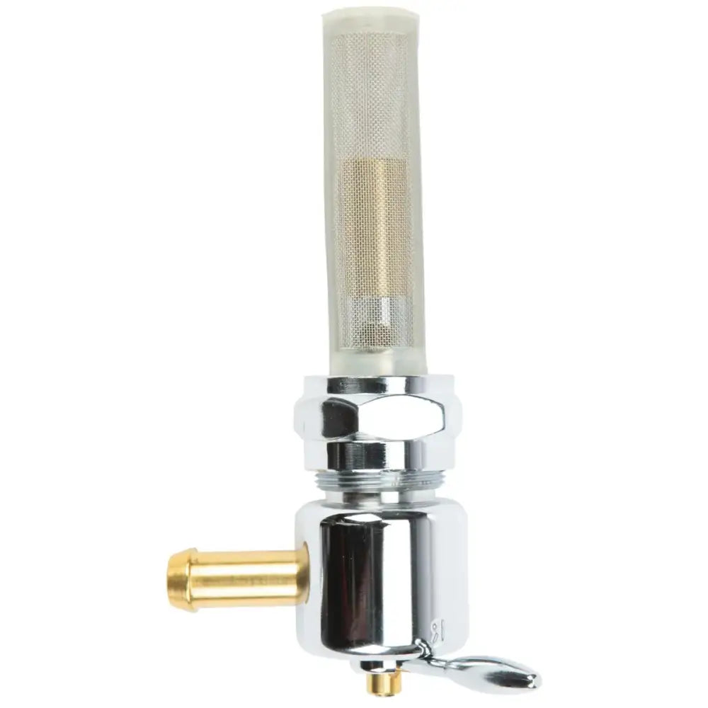 HARDDRIVE 022600 Chrome Round Petcock 22mm Bung