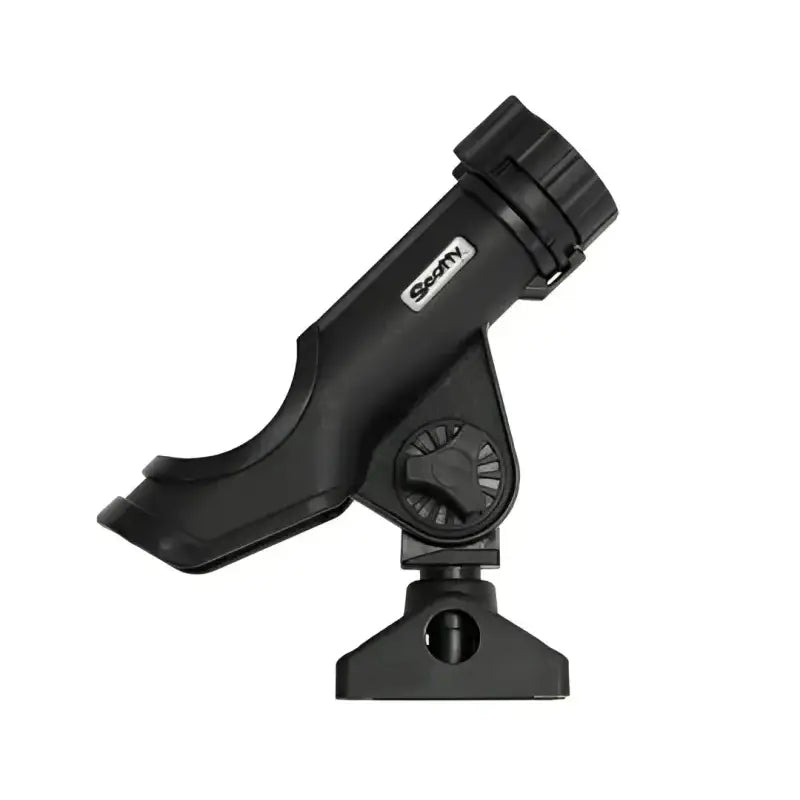 Black Scotty Inc. 0230-BK Powerlock Rod Holder showcasing durable and sleek design for secure fishing rod storage.