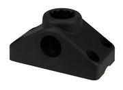 0241-BK Scotty Inc. Side/Deck Mounting Bracket Black - Fishing Rod Holder Base Adapter