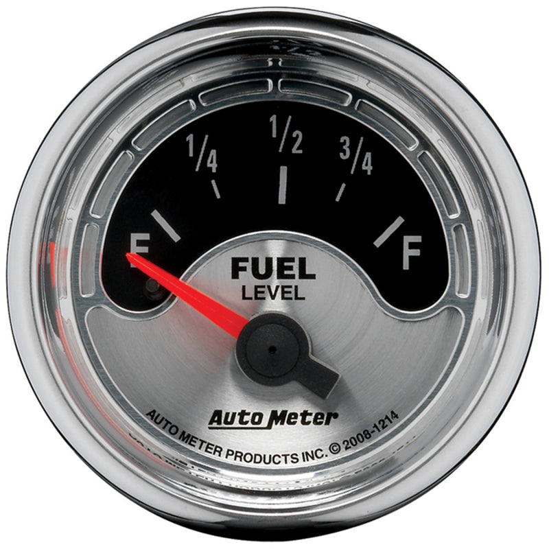 AutoMeter 1214 Autometer American Muscle Gauge Fuel Level 2 1/16in 0e To 90f Electric American Muscle