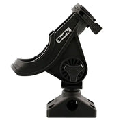 0282-BK Scotty Inc. Baitcst/Spin Rod Hlder Blk Trck Mnt - Fishing Holder