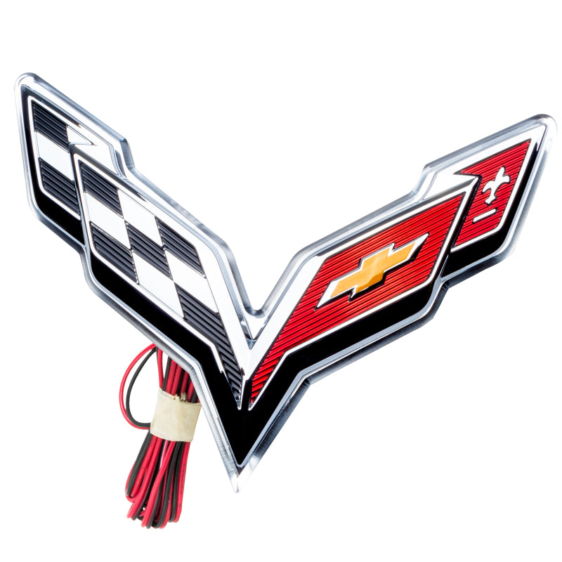 ORACLE Lighting 3633-003 Oracle Corvette C7 Rear Illuminated Emblem - Red