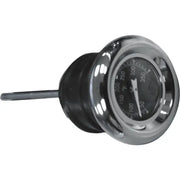 03-0091 Oil Temp Gauge 2 3/4" Dipstick with Black Face, measures 50-350°F.