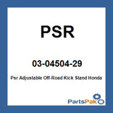 03-04504-29 Psr Psr Adjustable Off-Road Kick Stand Honda Crf450X - RV and Auto Parts