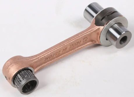Copper-colored connecting rod with bearings from 03.2434 Con. Rod Kit Yam Yzf450 04 05