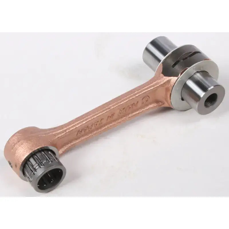 Copper-colored connecting rod with bearings from 03.2434 Con. Rod Kit Yam Yzf450 04 05
